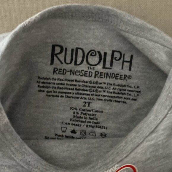Rudolph The Red-Nosed Reindeer Christmas Dress 2T - Picture 6 of 7